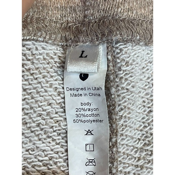 Flexliving Pants Adult Large Peach Sweatpants Jogger French Terry Pocket Mens - Picture 8 of 10